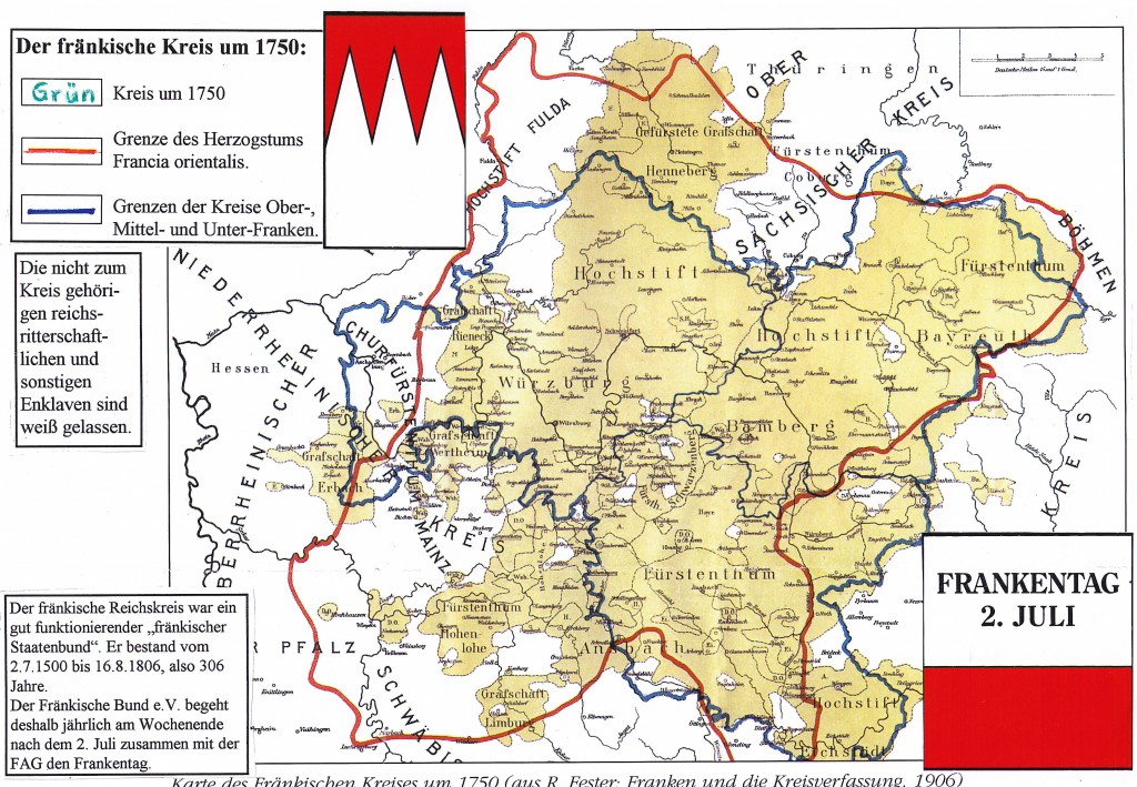 171. Gründung des Fränkischen Reichskreises Anno Domini 1500 | Franken